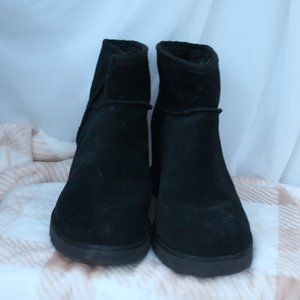 UGG Black Hidden Wedge Boots
